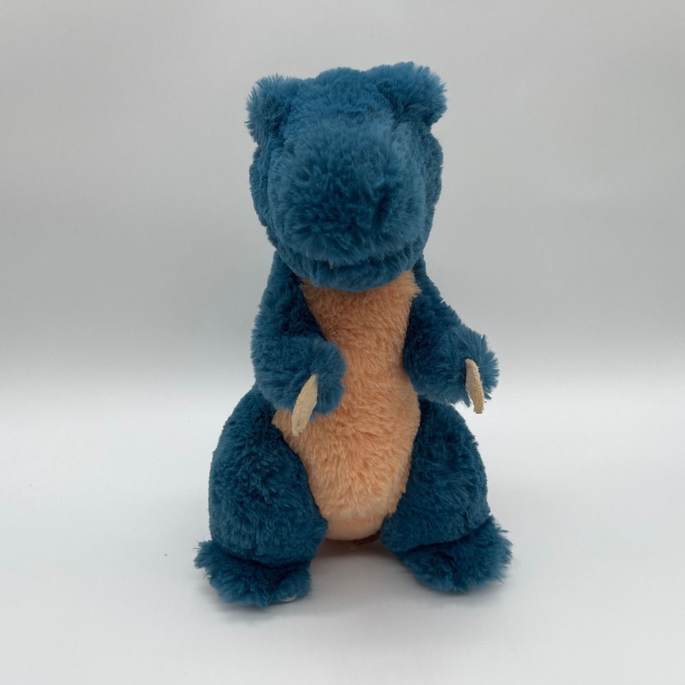 KENNIE Douglas The Cuddle Toy Teal Blue T-Rex Dino Plush Stuffed Animal